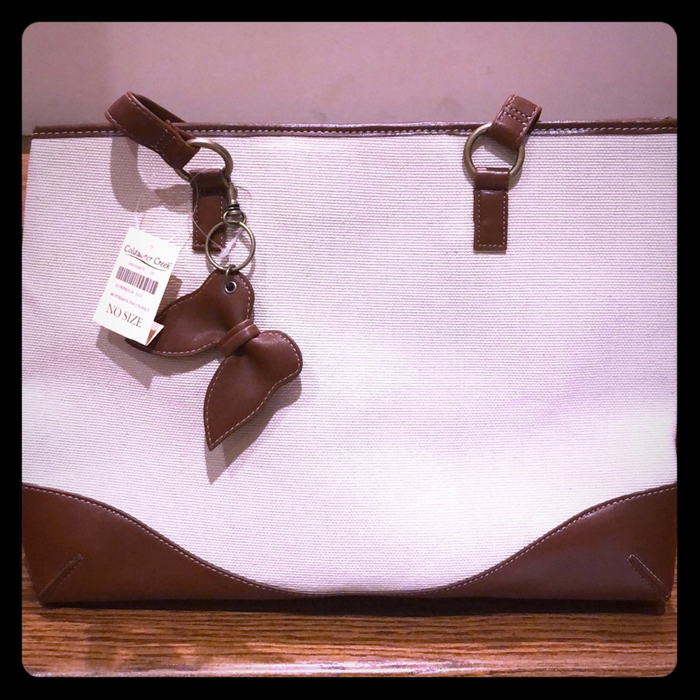 All-season Coldwater Creek canvas tote bag